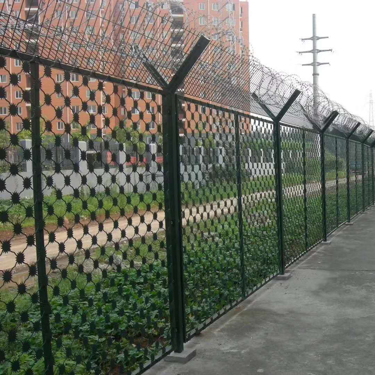 河南看守所巡邏道加高防攀爬隔離網(wǎng)圖片4
